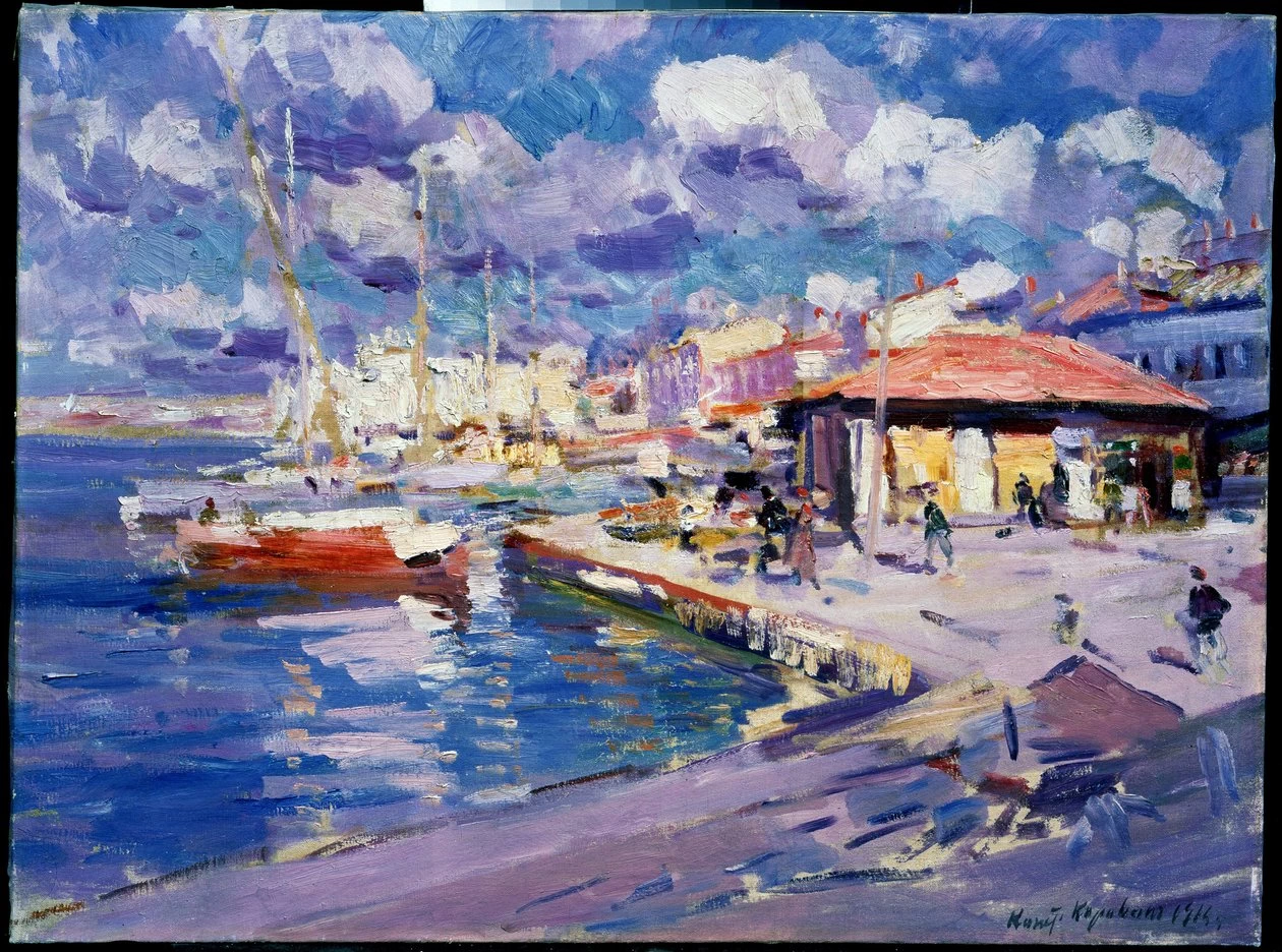 Konstantin Korovin - La baia della pesca a Sebastopoli